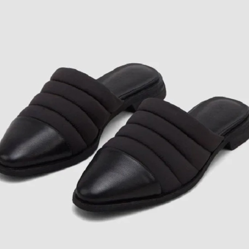 RUDSAK TABITA Quilted Mules Size 38 NEW